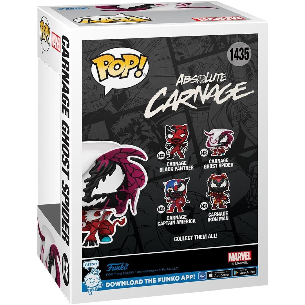 Funko POP! Marvel: Carnageized – Ghost-Spider Vinyl Figure thumbnail