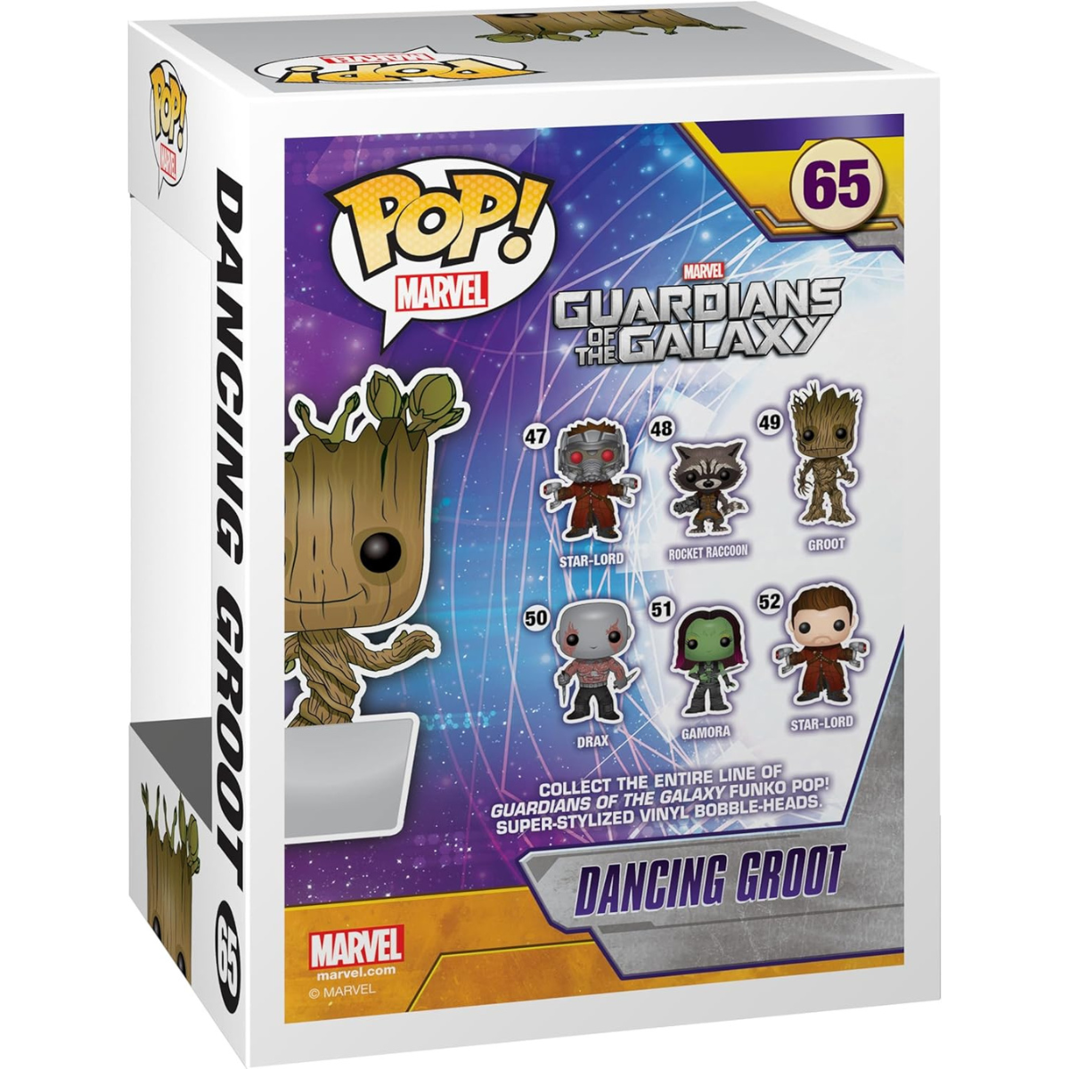 Funko POP! Marvel: Dancing Groot – Guardians of the Galaxy Bobble Action Figure #65 thumbnail