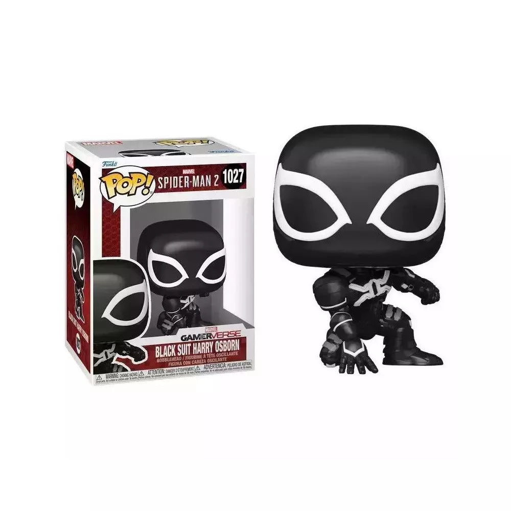 Funko POP! Gamerverse Black Suit Harry Osborn Figure #1027 #80328 thumbnail