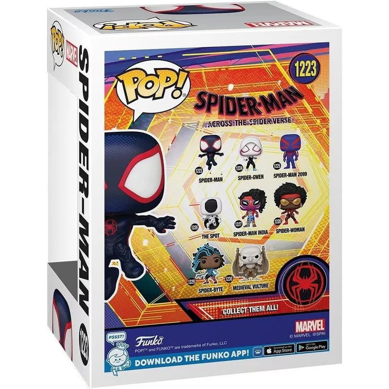 Funko POP! Marvel : Spider-Man: Across The Spider-Verse - Spider-Man Vinyl Figure #1223 #65722 thumbnail