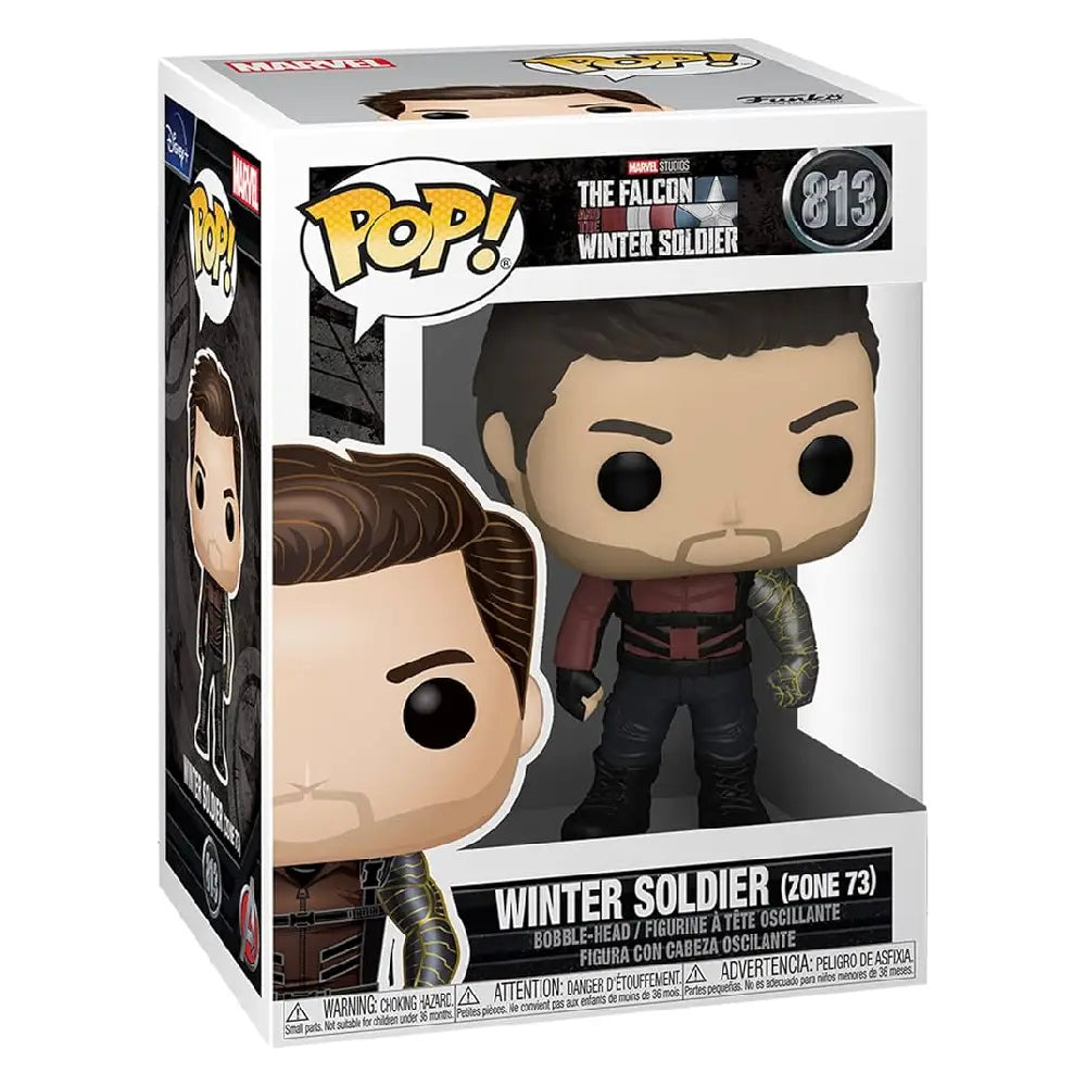 Funko POP Marvel The Falcon The Winter Soldier - Winter Soldier. Introducing Bucky Barnes in his final outfit from The Falcon and The Winter Soldier, reimagined as a stylized Funko Pop! vinyl figure! F-51629 thumbnail