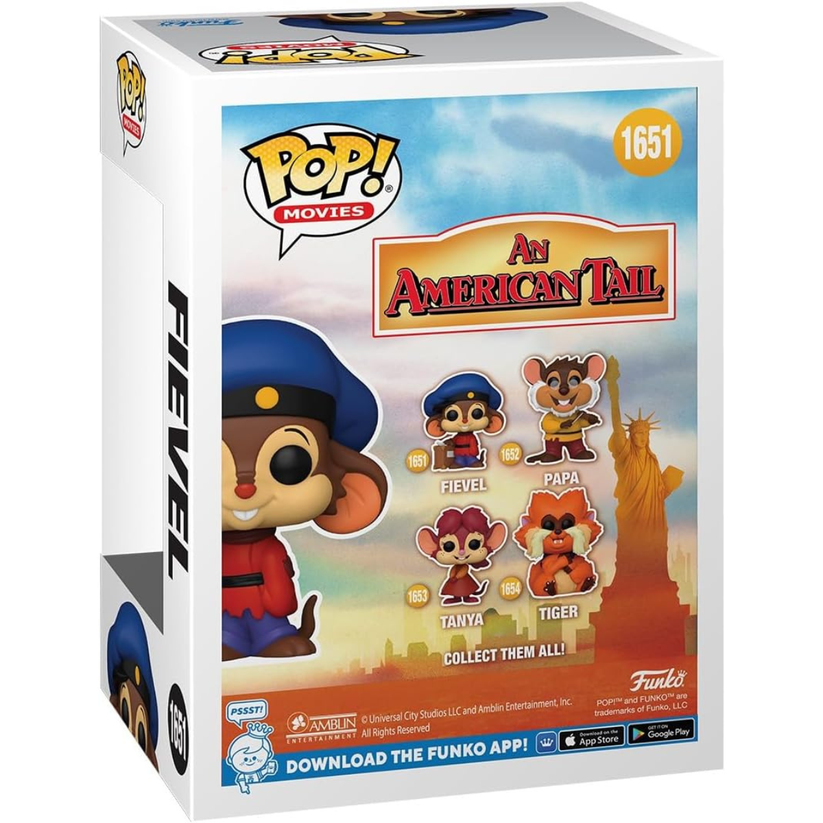 Funko Pop! Movies – Fievel Mousekewitz – American Tail Vinyl Figure thumbnail