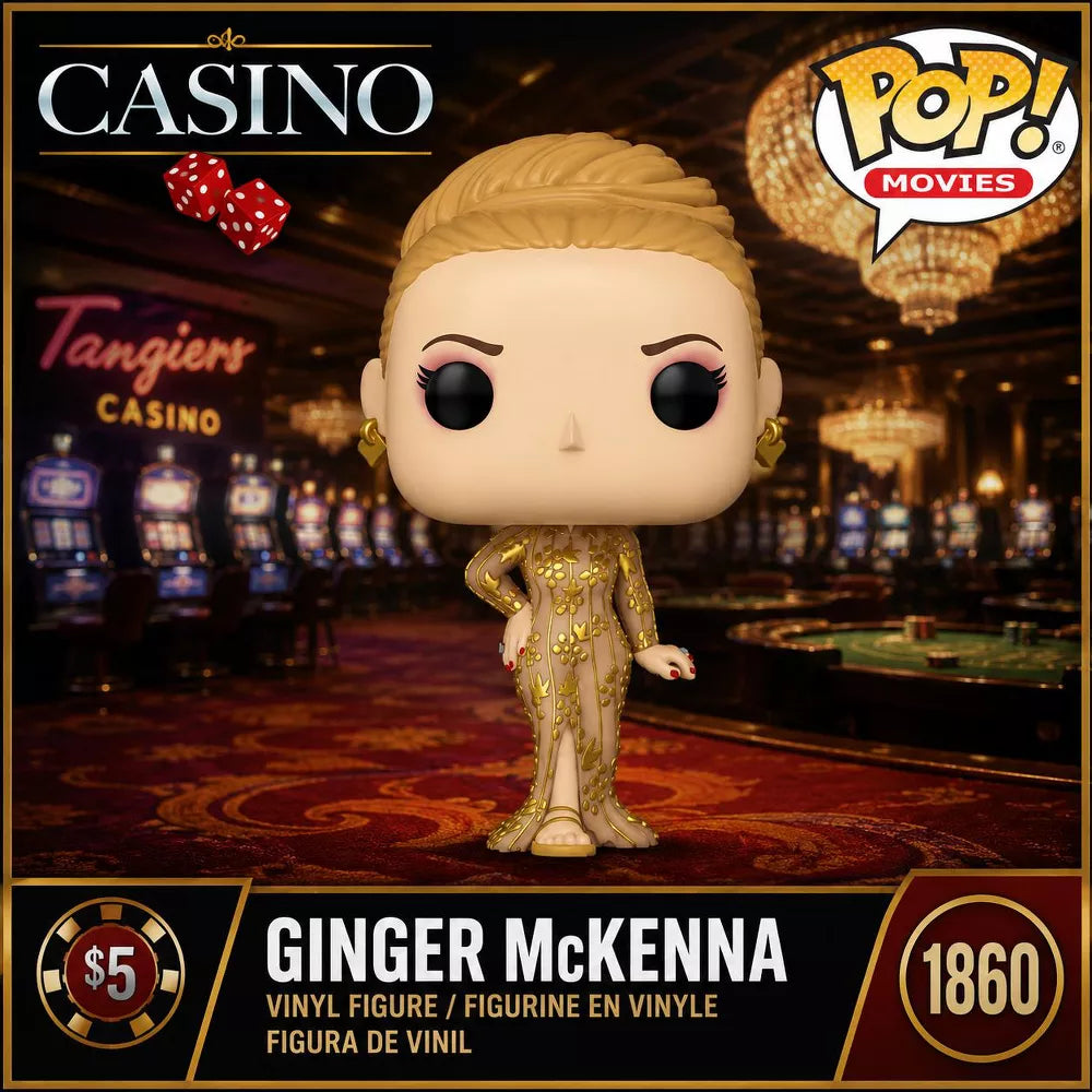 Funko POP! Casino Ginger McKenna Figure #1860 #80201 thumbnail