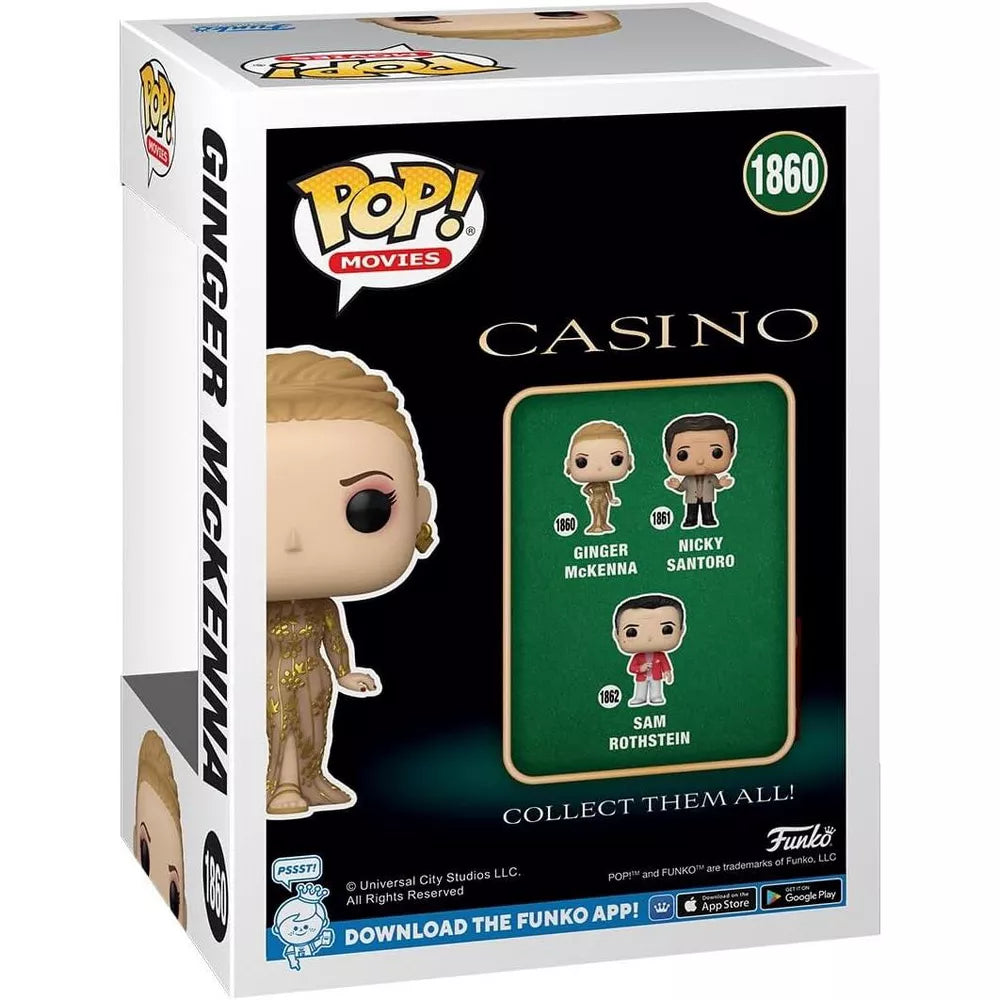 Funko POP! Casino Ginger McKenna Figure #1860 #80201 thumbnail