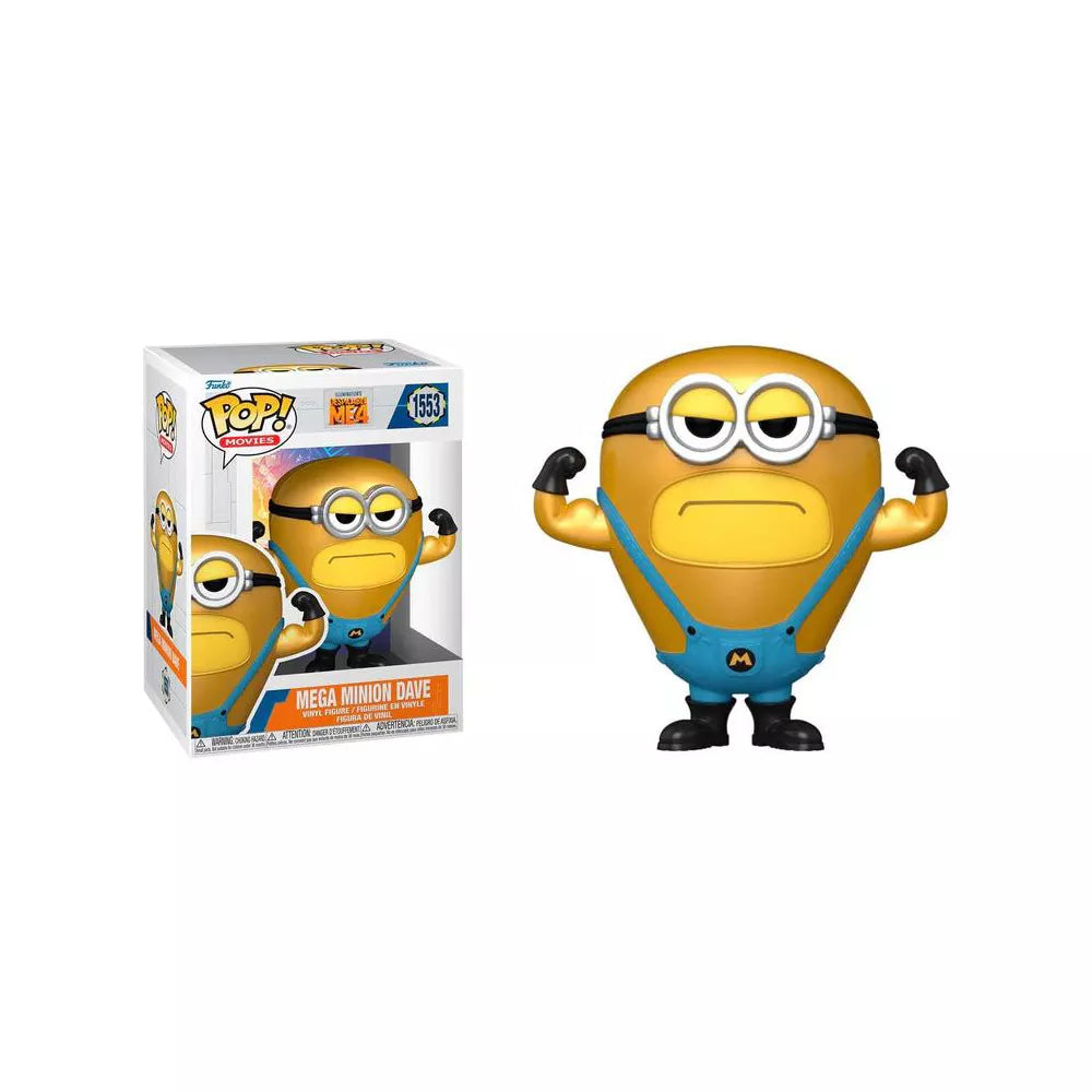 Funko POP! Movies Mega Minion Dave Vinyl Figure #1553 #76049 thumbnail