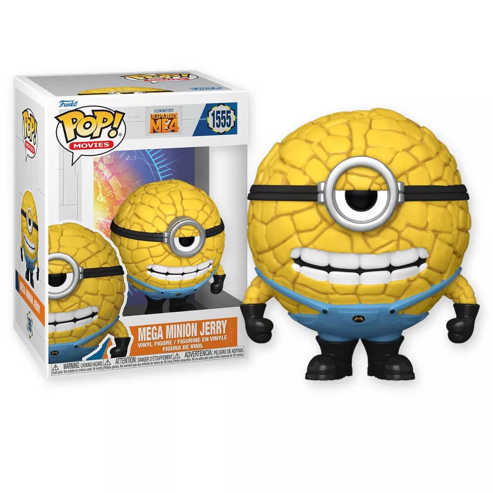 Funko POP! Despicable Me 4 Mega Minion Jerry Figure #1555 #76051 thumbnail