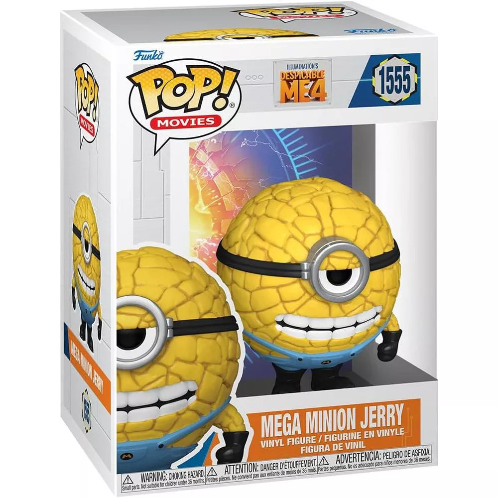 Funko POP! Despicable Me 4 Mega Minion Jerry Figure #1555 #76051 thumbnail