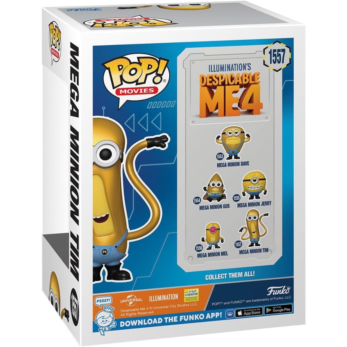 Funko Pop! Movies: Despicable Me 4 – Super Tim Vinyl Figure thumbnail