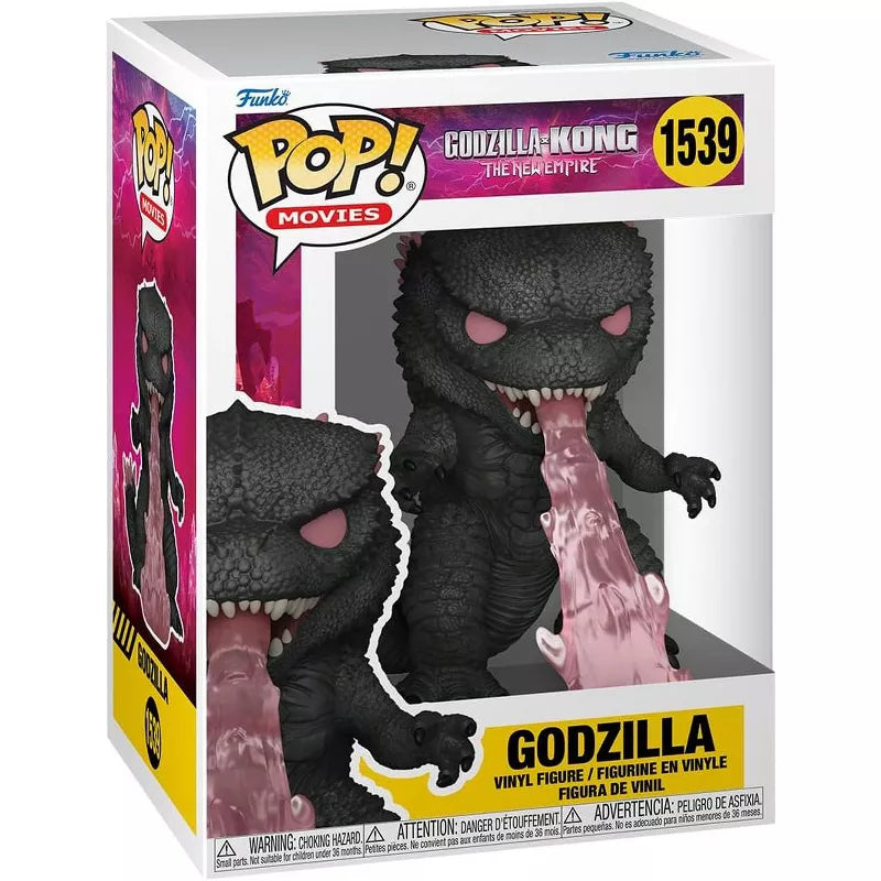 Funko POP! Movies: Godzilla X Kong: The New Empire - Godzilla with Heat-Ray Vinyl Figure #1539 #75926 thumbnail