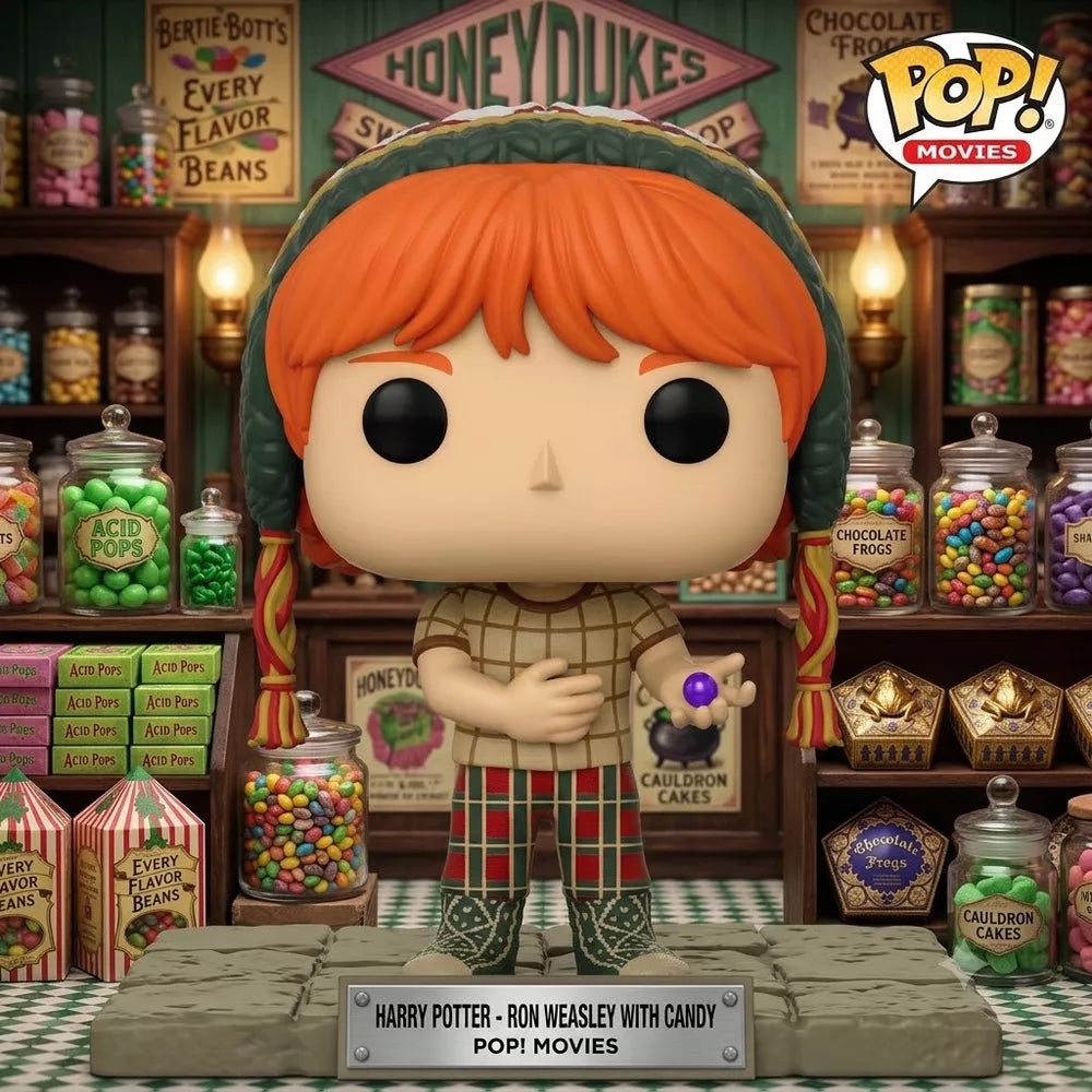 Funko POP! Movies Ron Weasley with Candy Figure #166 #76006 thumbnail