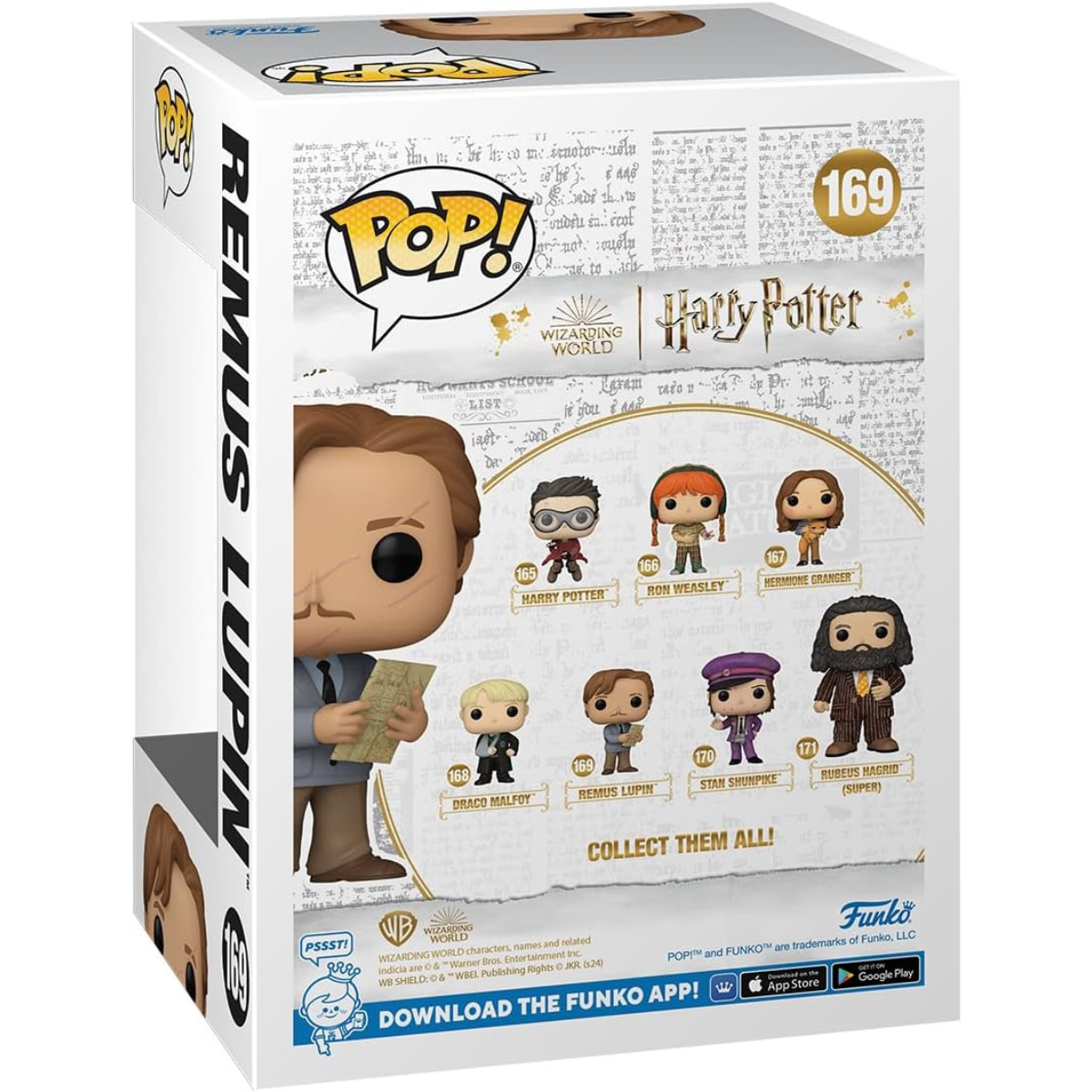 Funko POP! Movies – Harry Potter and the Prisoner of Azkaban – Remus Lupin with Map Vinyl Collectible Figure thumbnail