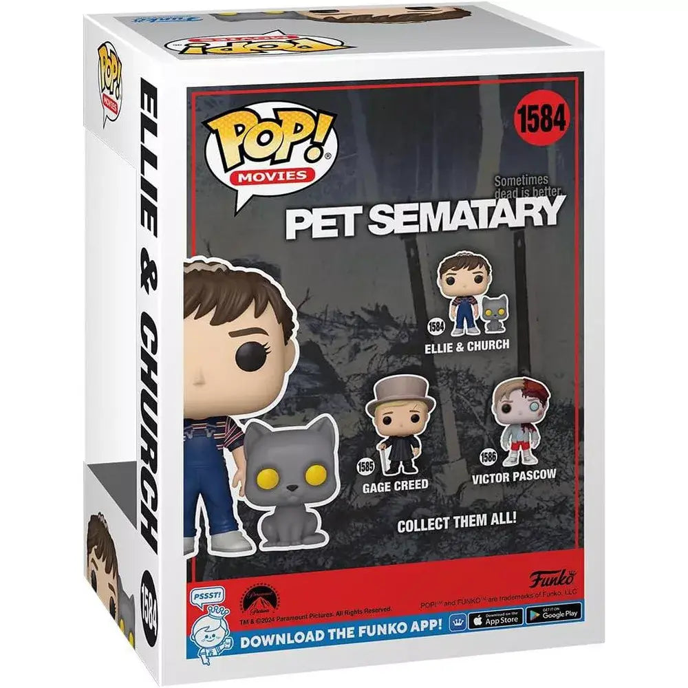 Funko POP! Movies Pet Sematary - Ellie Creed & Church F-80714 thumbnail