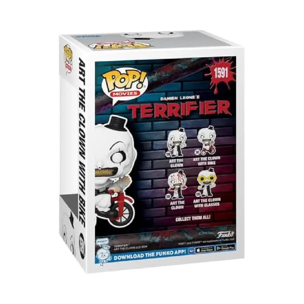 Funko POP! Movies: Terrifier - Art The Clown with Bike F-80706 thumbnail