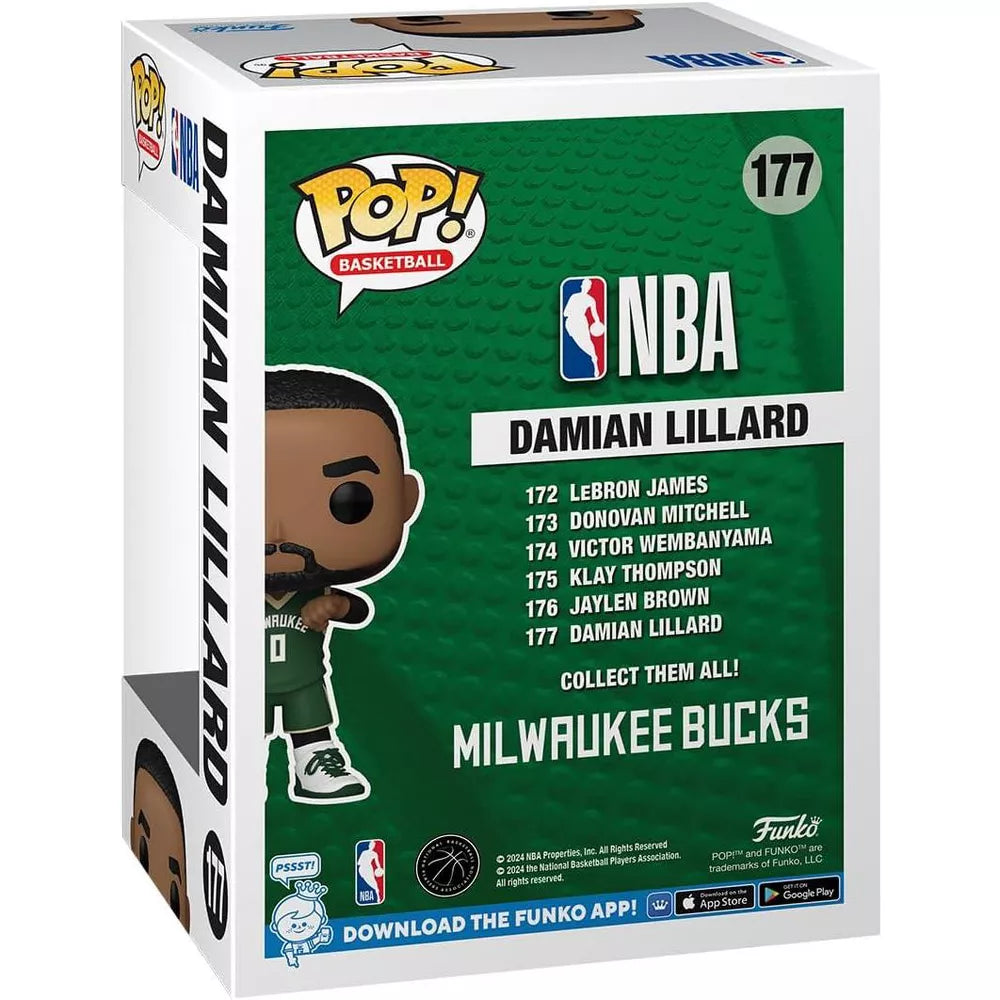 Funko POP! NBA: Damian Lillard Vinyl Figure #177 #83408 thumbnail