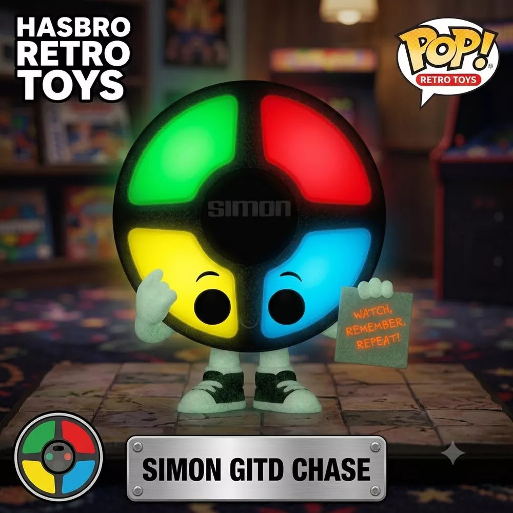 Funko POP! Simon Glow CHASE Vinyl Figure #129 #82662 thumbnail