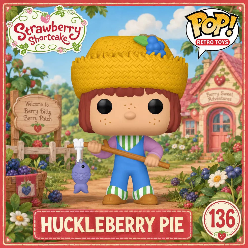 Funko POP! Retro Toys Huckleberry Pie Figure #136 #75159 thumbnail
