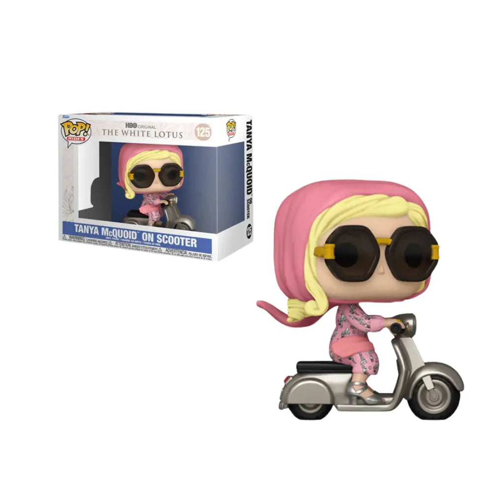 Funko POP Rides: White Lotus - Tanya McQuoid on Scooter F-81205 thumbnail