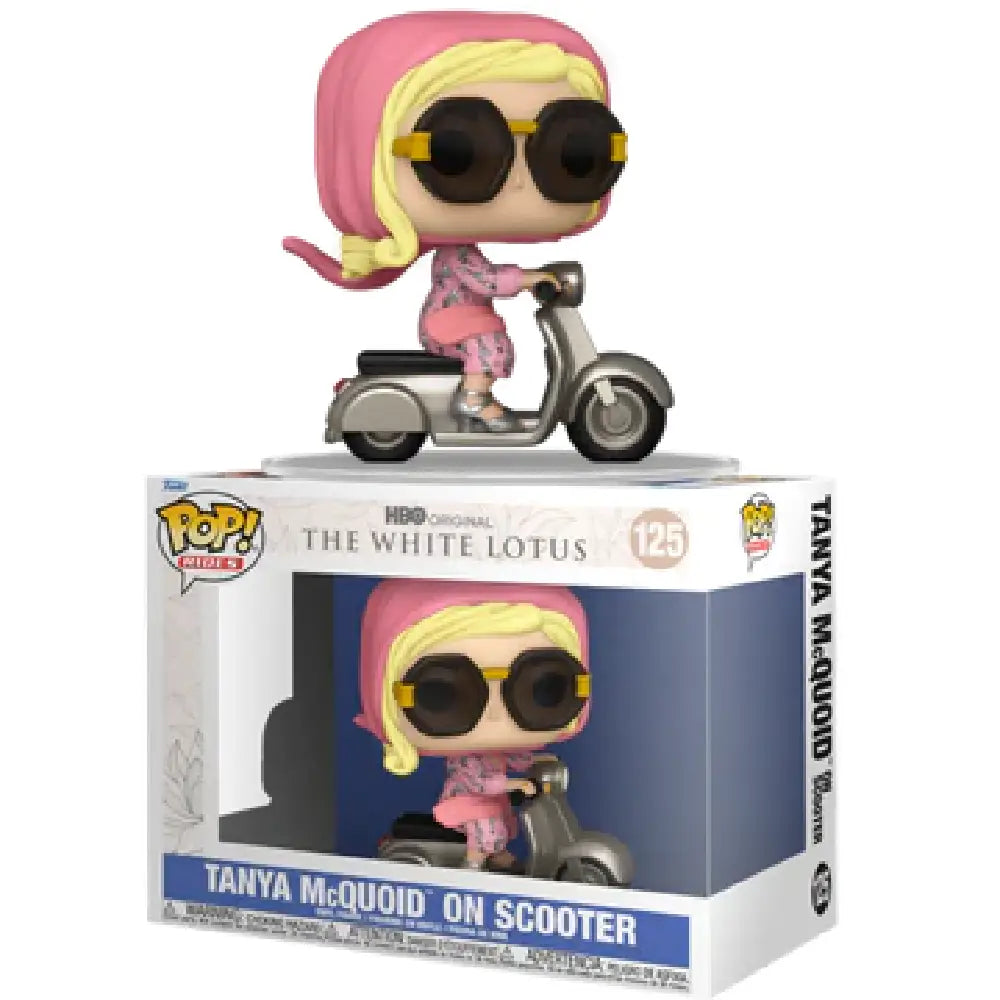 Funko POP Rides: White Lotus - Tanya McQuoid on Scooter F-81205 thumbnail