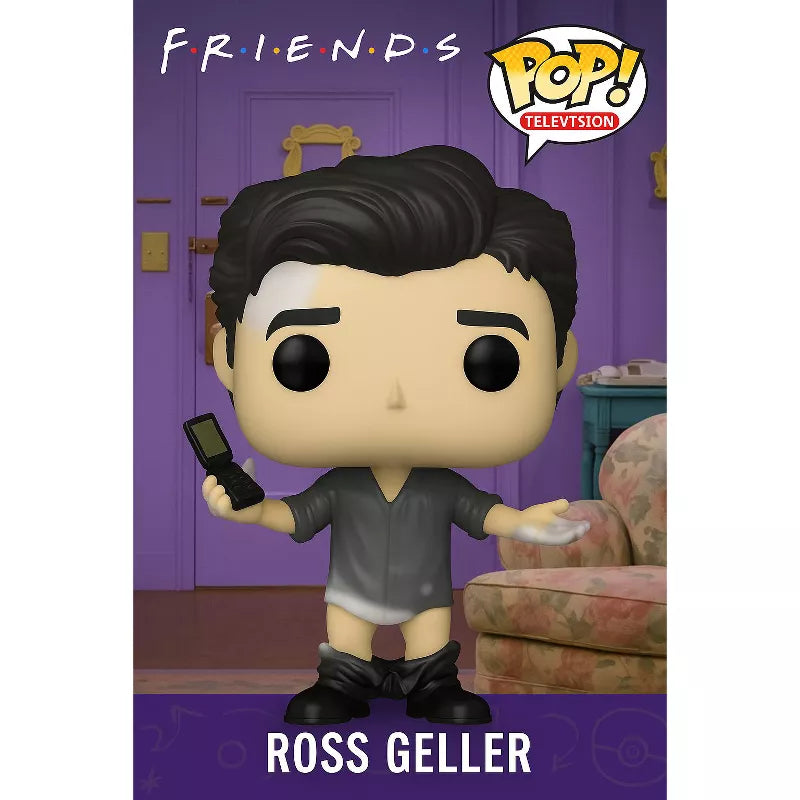 Funko POP! TV: Friends - Ross Geller with Leather Pants Vinyl Figure #1278 #65678 thumbnail