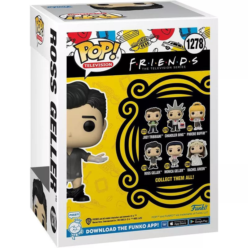 Funko POP! TV: Friends - Ross Geller with Leather Pants Vinyl Figure #1278 #65678 thumbnail