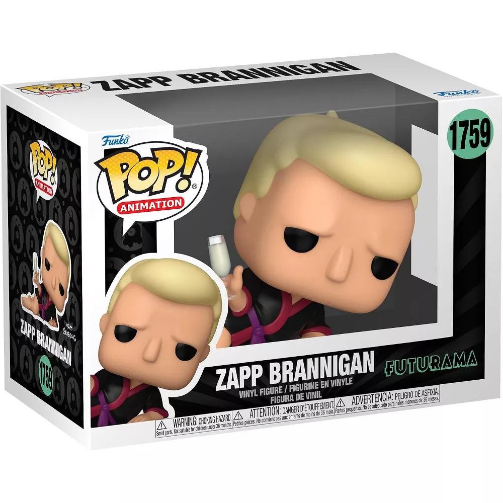 Funko POP! Futurama Zapp Brannigan Figure #1759 #80079 thumbnail