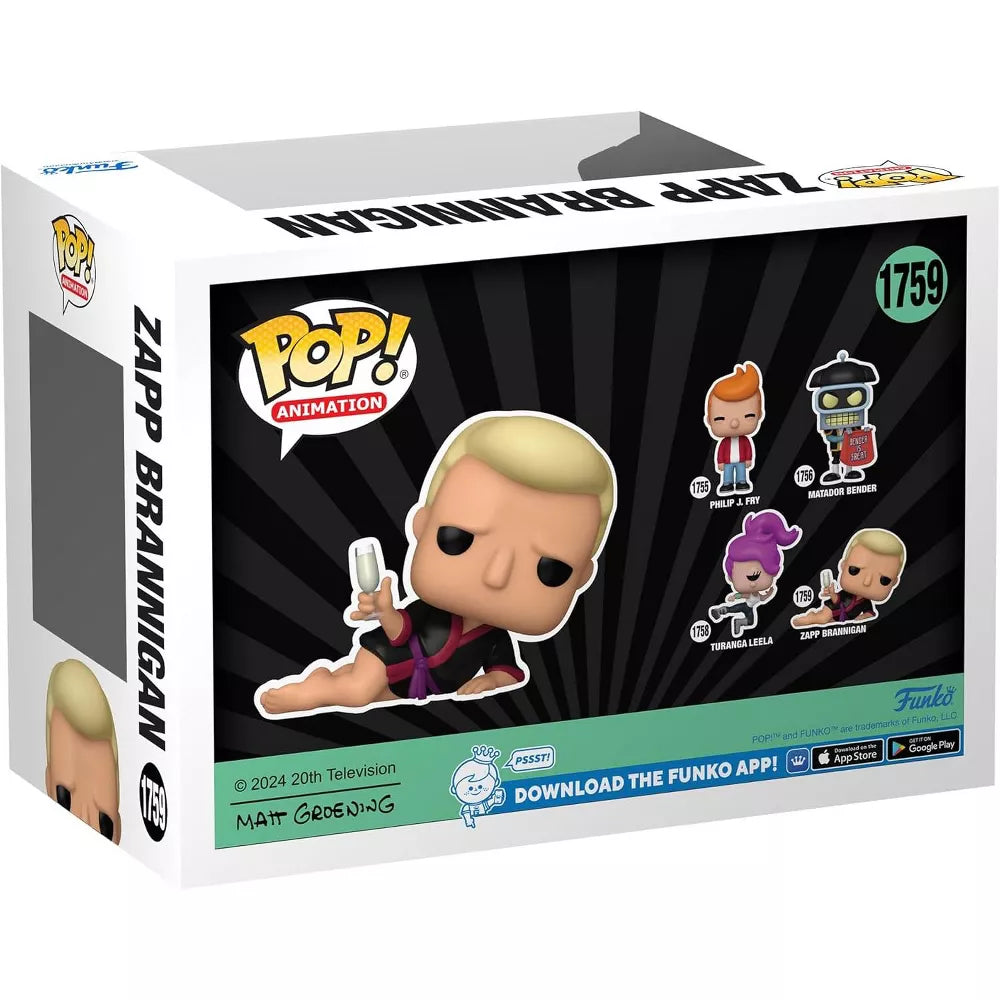 Funko POP! Futurama Zapp Brannigan Figure #1759 #80079 thumbnail