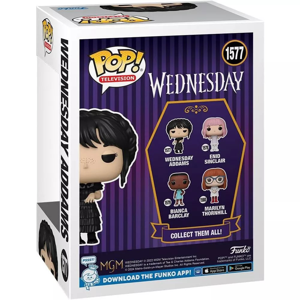 Funko POP! Wednesday Rave'n Wednesday Addams Vinyl Figure thumbnail