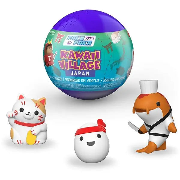 Funko Paka Paka: Kawaii Village Japan Blind Capsule One Mystery Figure. Every capsule holds a surprise character, making each unboxing a thrilling experience for collectors excited to uncover which figure they’ll get. F-43101 thumbnail