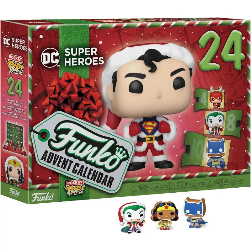 Funko Pocket Pop! DC Super Heroes 24-day Countdown Advent Calendar Mini Figures