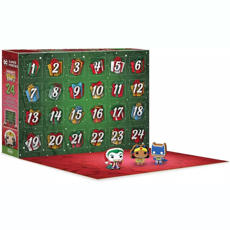 Funko Pocket Pop! DC Super Heroes 24-day Countdown Advent Calendar Mini Figures thumbnail
