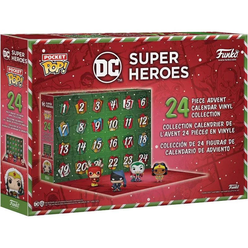 Funko Pocket Pop! DC Super Heroes 24-day Countdown Advent Calendar Mini Figures thumbnail
