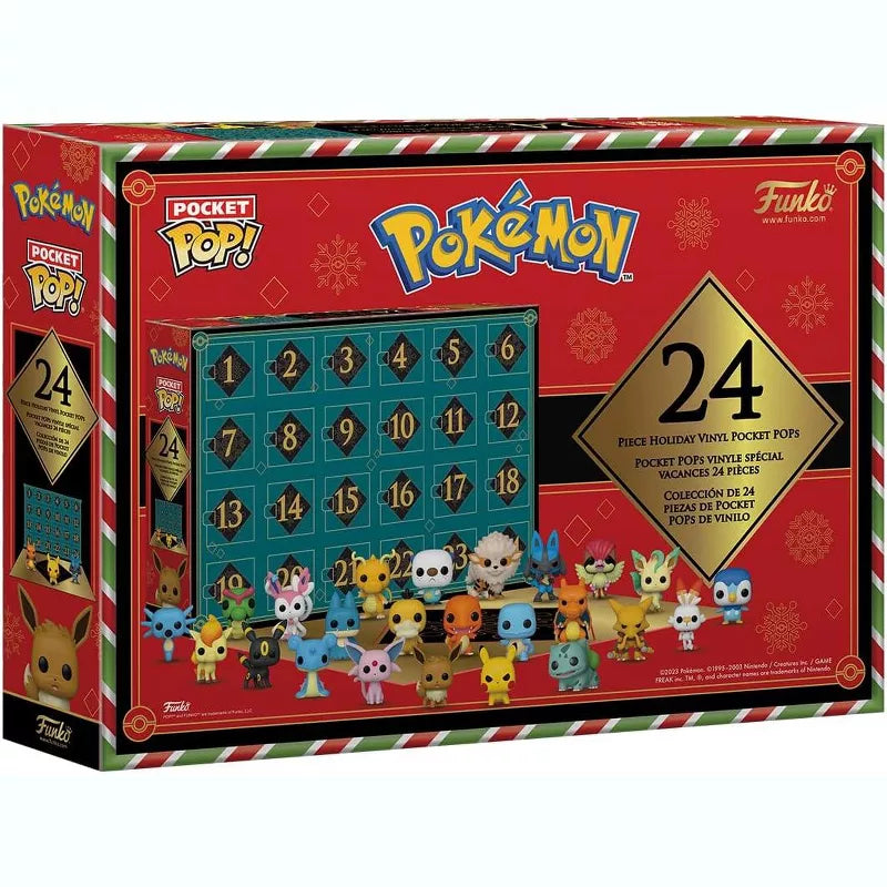 Funko Pocket Pop! Pokemon 24-day Countdown Advent Calendar Mini Figures thumbnail