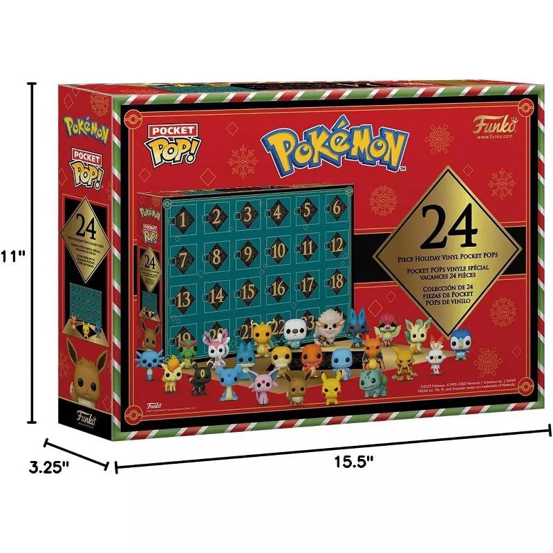 Funko Pocket Pop! Pokemon 24-day Countdown Advent Calendar Mini Figures thumbnail