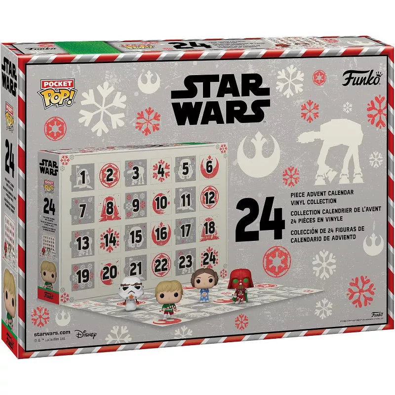 Funko Pocket Pop! Star Wars 24-day Countdown Advent Calendar Mini Figures thumbnail