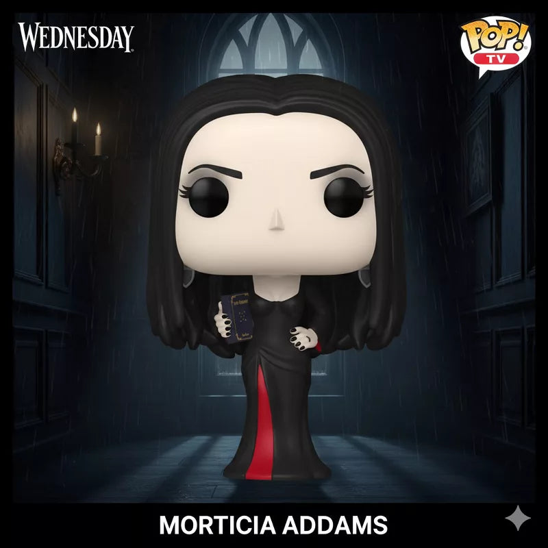 Funko Pop! TV: Wednesday - Morticia Addams - Vinyl Figure #1818 #86680 thumbnail