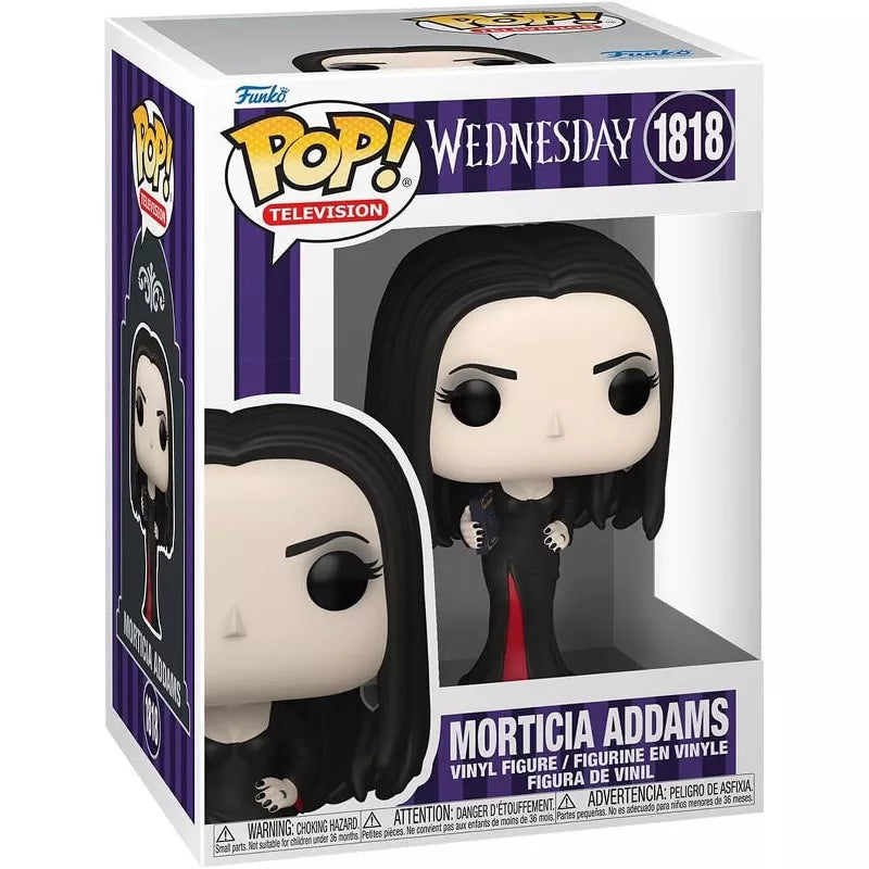 Funko Pop! TV: Wednesday - Morticia Addams - Vinyl Figure #1818 #86680 thumbnail