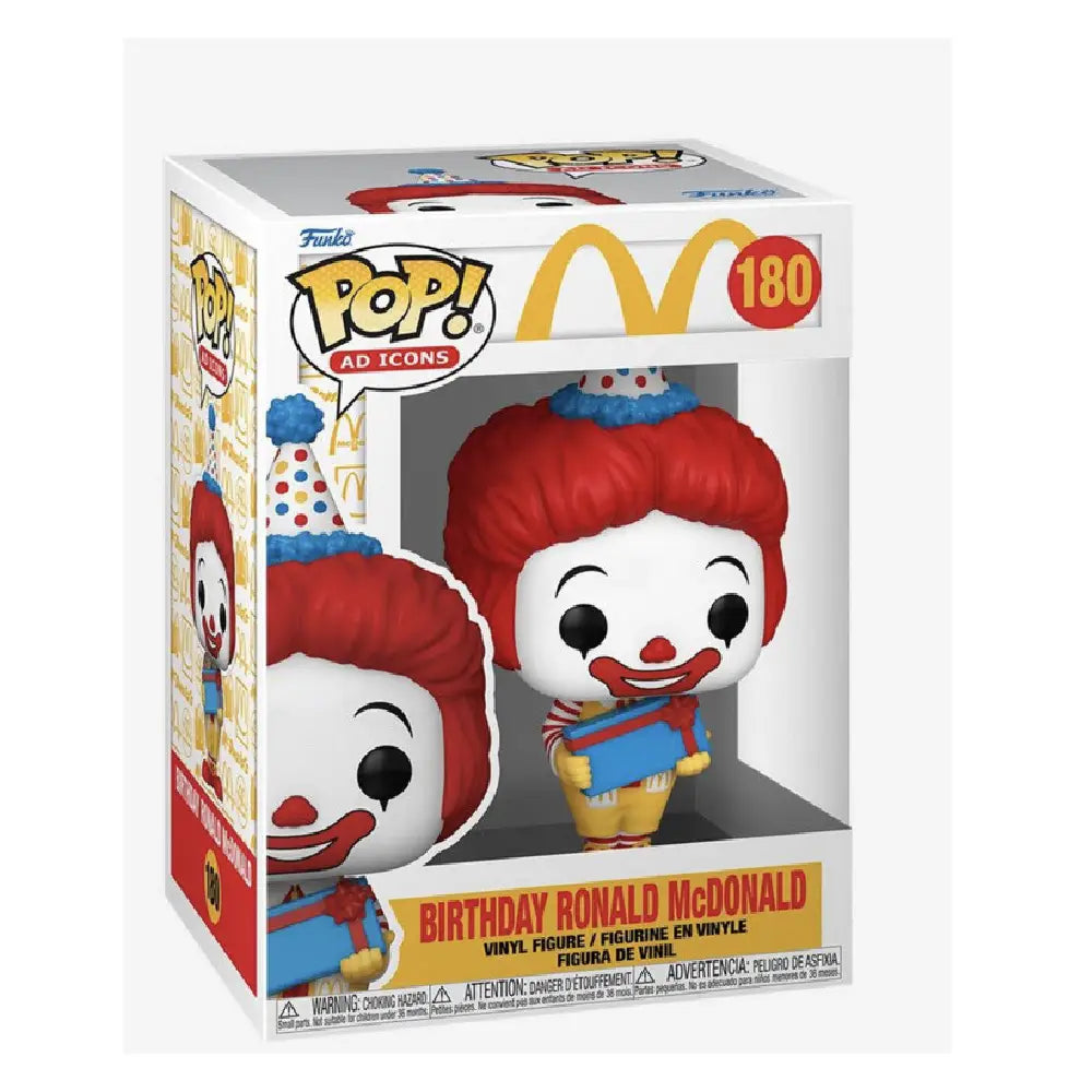 Funko Pop! Ad Icons: McDonald's - Birthday Ronald McDonald F-73415 thumbnail
