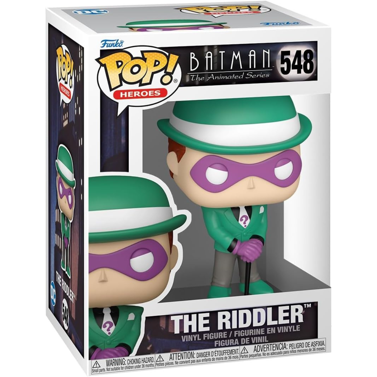 Funko Pop! Animation: Batman: The Animated Series – The Riddler Vinyl Figure thumbnail