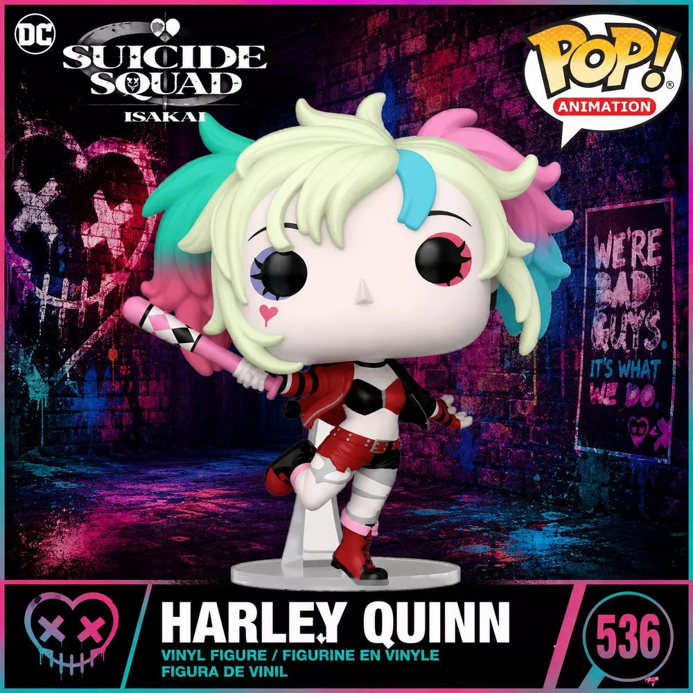 Funko POP! Animation Harley Quinn Vinyl Figure #536 #84132 thumbnail