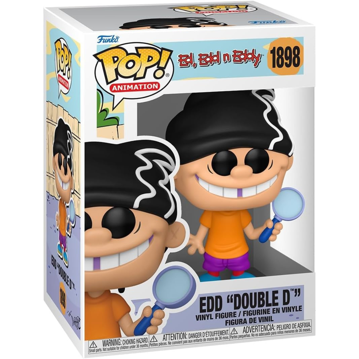 Funko Pop! Animation: Ed, Edd n Eddy – Double D (Edd) Vinyl Figure Collectible thumbnail