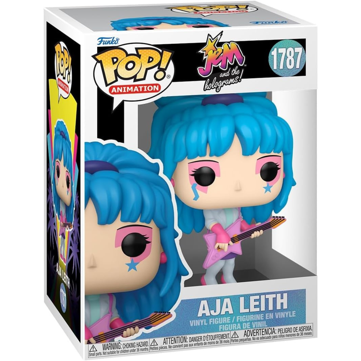 Funko Pop! Animation: Jem and The Holograms – Aja Leith Vinyl Figure Collectible thumbnail