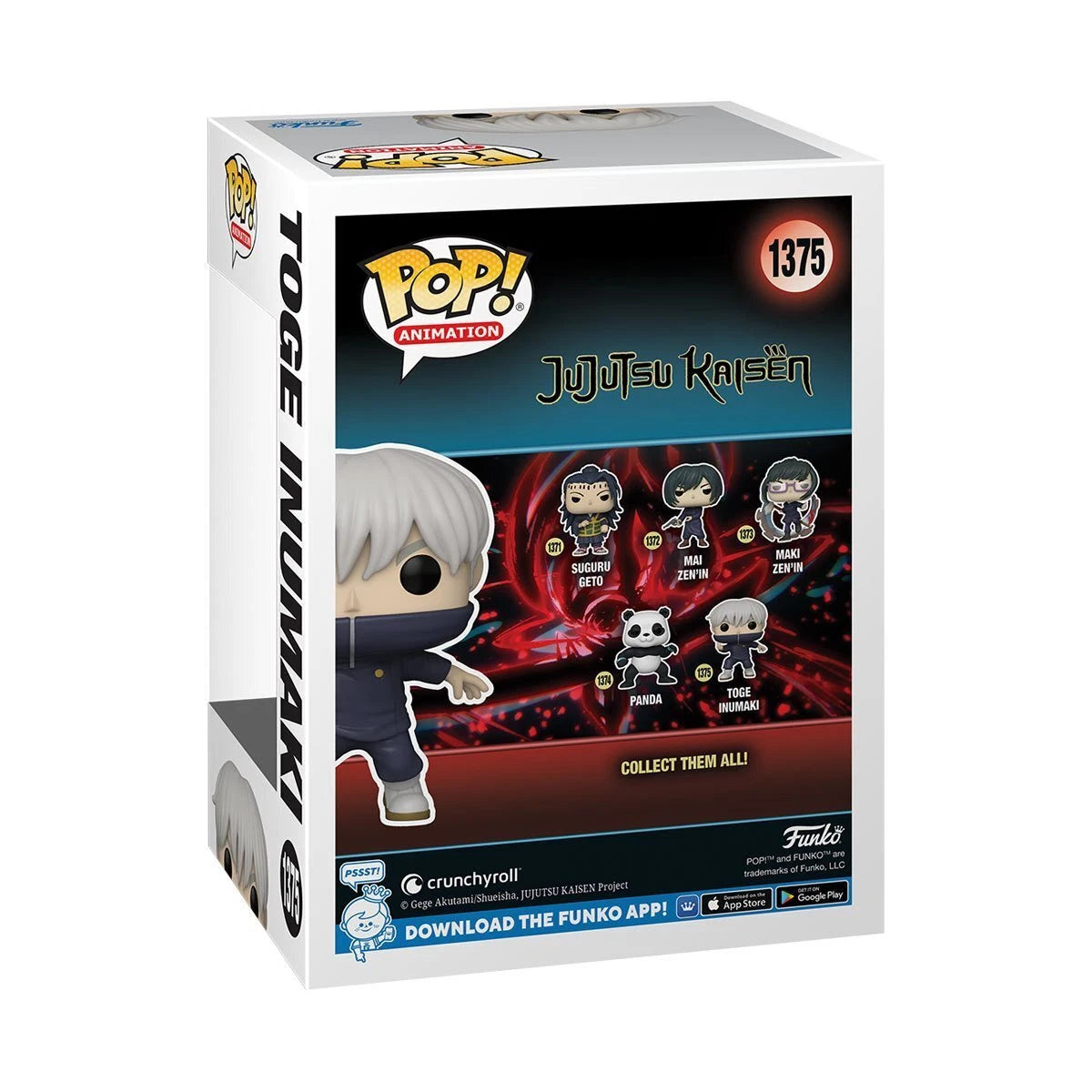 Funko Pop! Animation: Jujutsu Kaisen – Toge Inumaki Vinyl Figure | Cursed Speech Sorcerer Collectible thumbnail