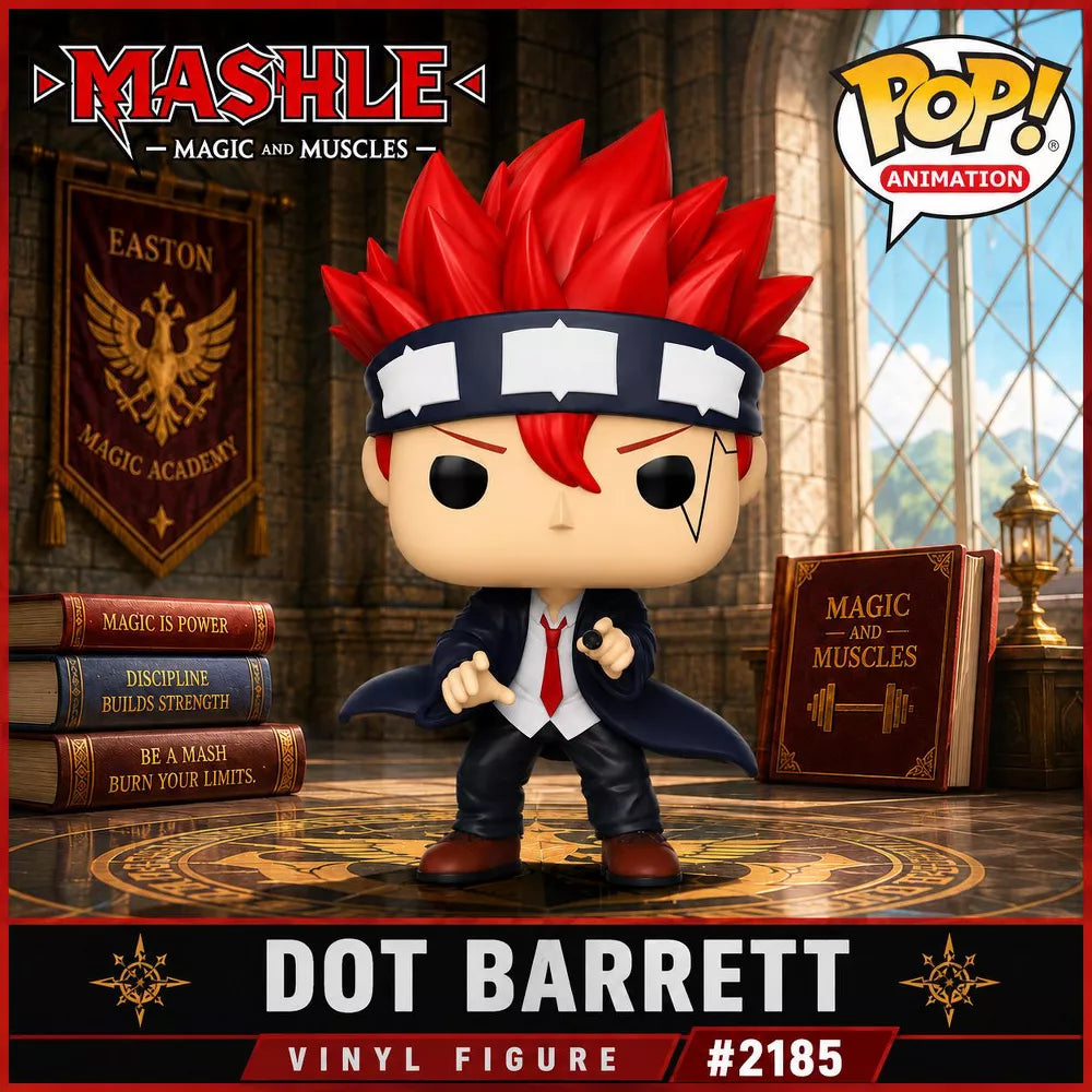 Funko POP! Mashle Dot Barrett Vinyl Figure #2185 #90610 thumbnail