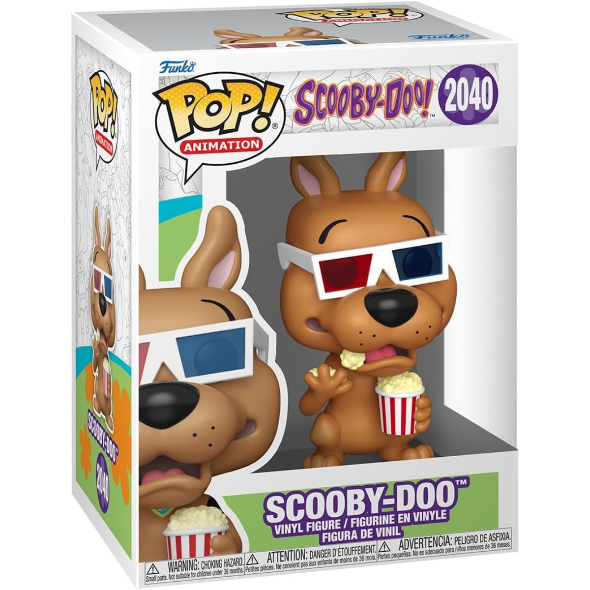 Funko Pop! Animation: Scooby Doo – Scooby Doo with 3D Glasses Vinyl Figure