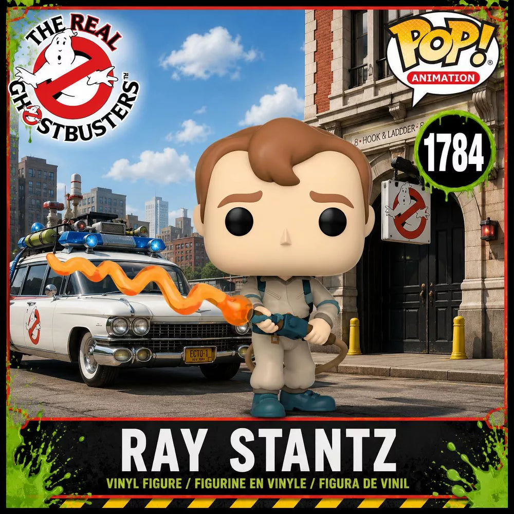Funko POP! The Real Ghostbusters Ray Stantz Vinyl Figure #1784 #83475 thumbnail