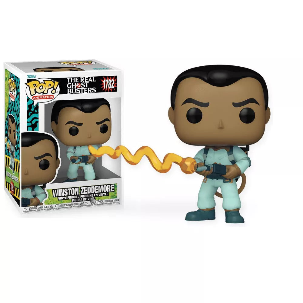 Funko POP! The Real Ghostbusters Winston Figure #1782 #83473 thumbnail