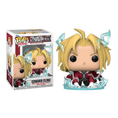 Funko Pop! Animation: Full Metal Alchemist: Brotherhood - Edward Elric. Offers the chance to own a rare chase variant, increasing its value and appeal among Fullmetal Alchemist: Brotherhood fans and collectors. F-57737