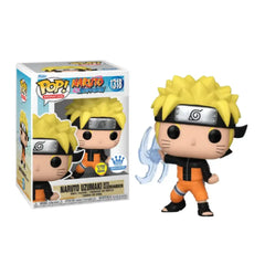 Funko Pop! Animation: Naruto Uzumaki -Glow in The Dark  Exclusive. The glow-in-the-dark feature gives the figure a magical touch, enhancing its appeal and making it stand out in low-light settings for passionate collectors. F-60926