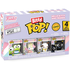 Funko Pop! Bitty: Sanrio – Keroppi, Hello Kitty (Unicorn Party), Pochacco, and Chase Mini Figures