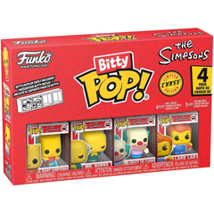 Funko Pop! Bitty: The Simpsons – Bart Simpson, Mr. Burns, Krusty the Clown, and a Mystery Chase Mini Figure